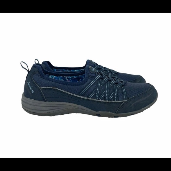 Womens Skechers Unity Go Big Navy Blue Size 6.5 - Picture 4 of 9